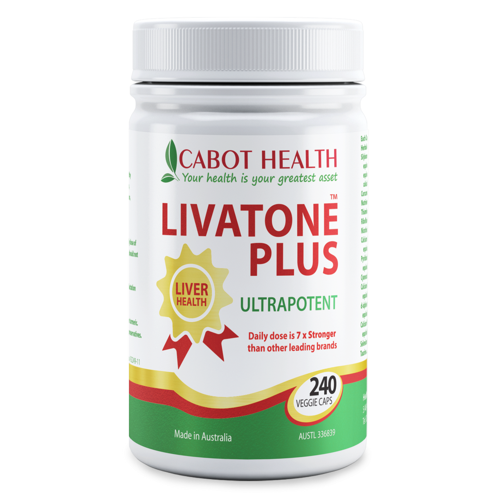 CABOT HEALTH LIVATONE PLUS - 240 viên