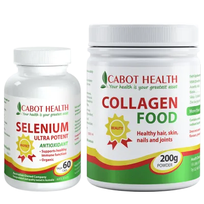 COMBO SELENIUM ULTRA POTENT & COLLAGEN FOOD POWDER