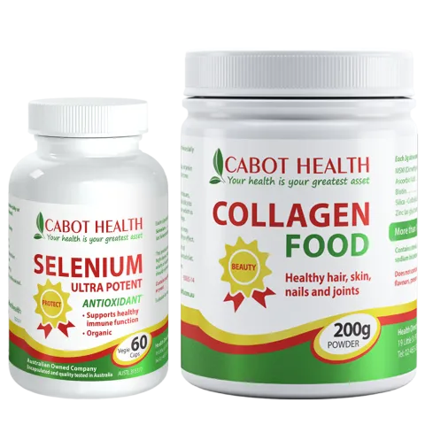 COMBO SELENIUM ULTRA POTENT & COLLAGEN FOOD POWDER