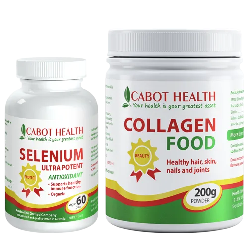 COMBO SELENIUM ULTRA POTENT & COLLAGEN FOOD POWDER