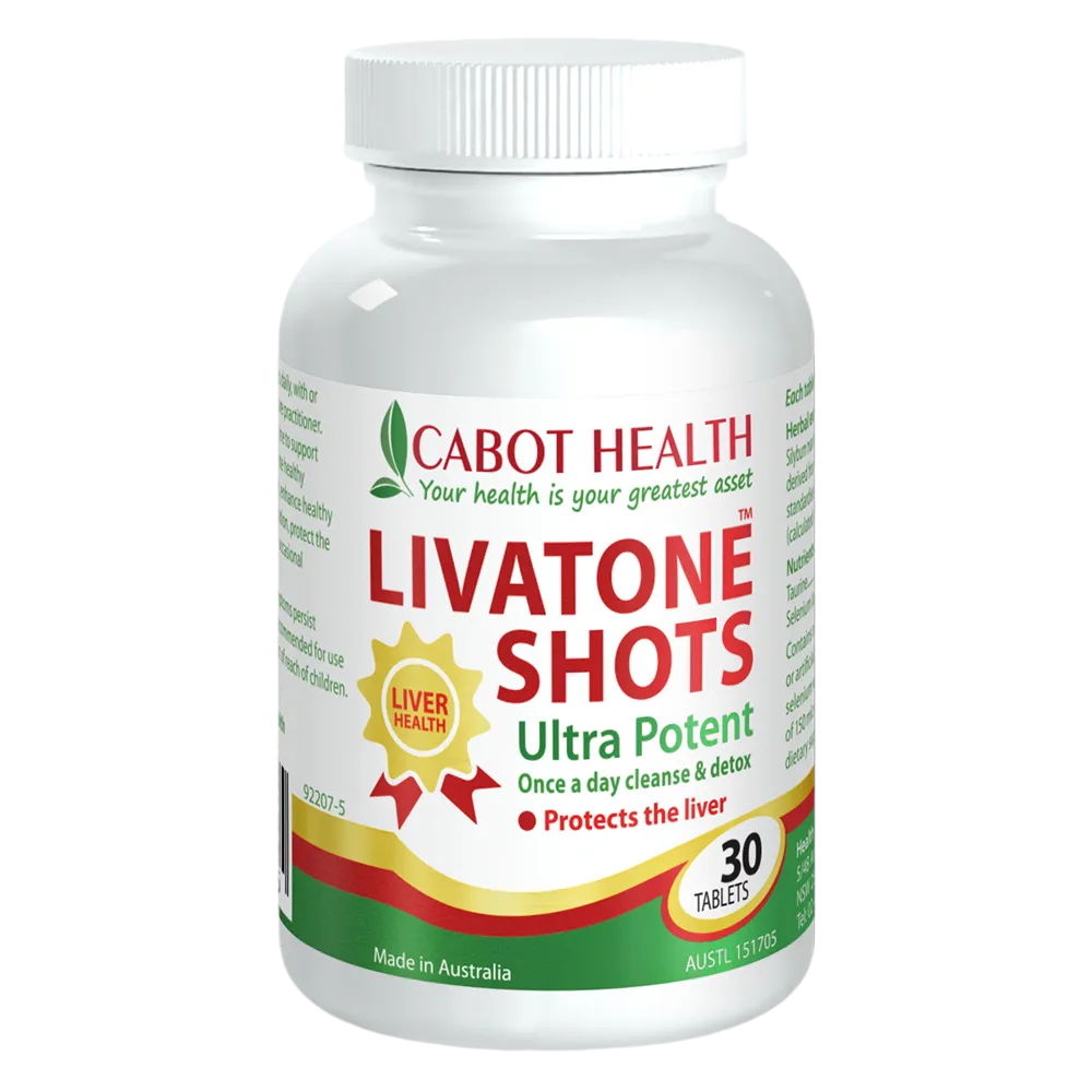 CABOT HEALTH LIVATONE SHOTS - 30 viên