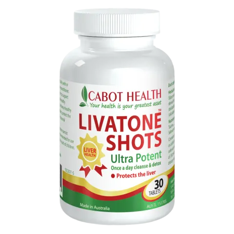 CABOT HEALTH LIVATONE SHOTS - 30 viên