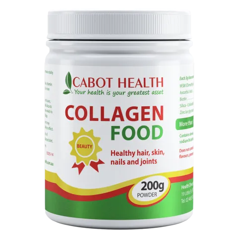 CABOT HEALTH COLLAGEN FOOD (MSM + VIT C + SILICA) 200g