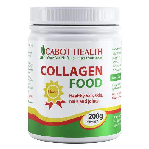 CABOT HEALTH COLLAGEN FOOD (MSM + VIT C + SILICA) 200g