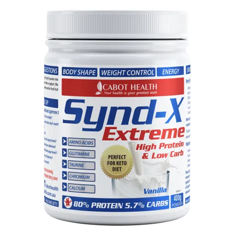 CABOT HEALTH SYND-X PROTEIN POWDER VANILLA 400g